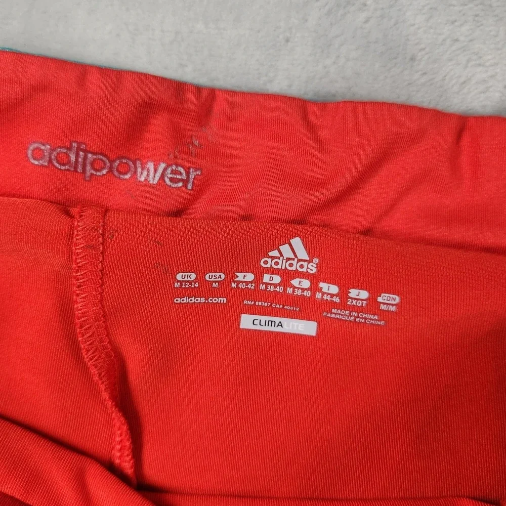 Adidas Adipower Women's Straight Mini Skort Polyester Teal Size‎ M Golf